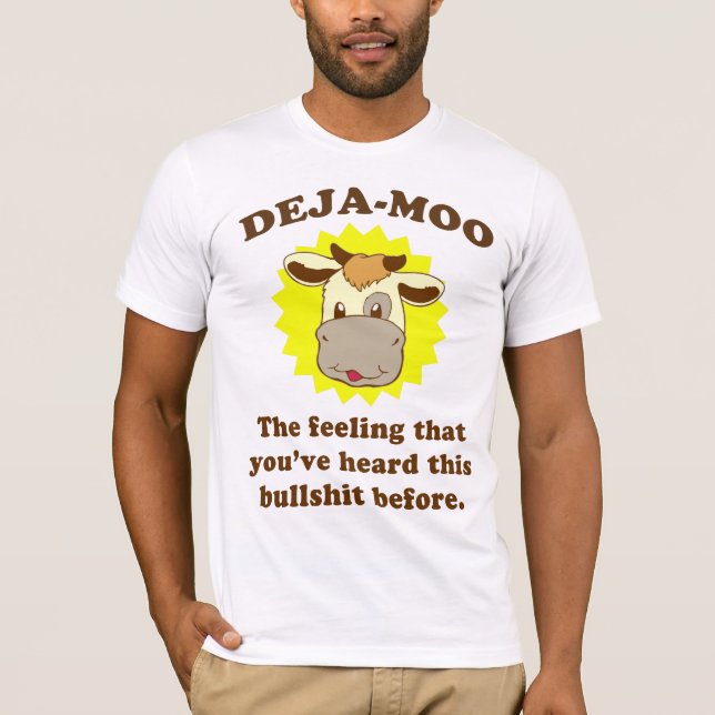 T-shirt Vache Deja-moo (Devant)