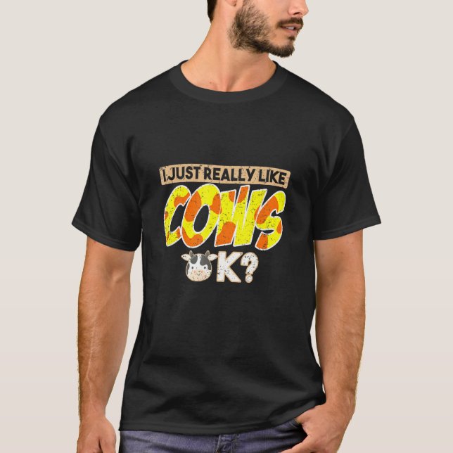 T-shirt Vache d'éleveur d'animaux (Devant)
