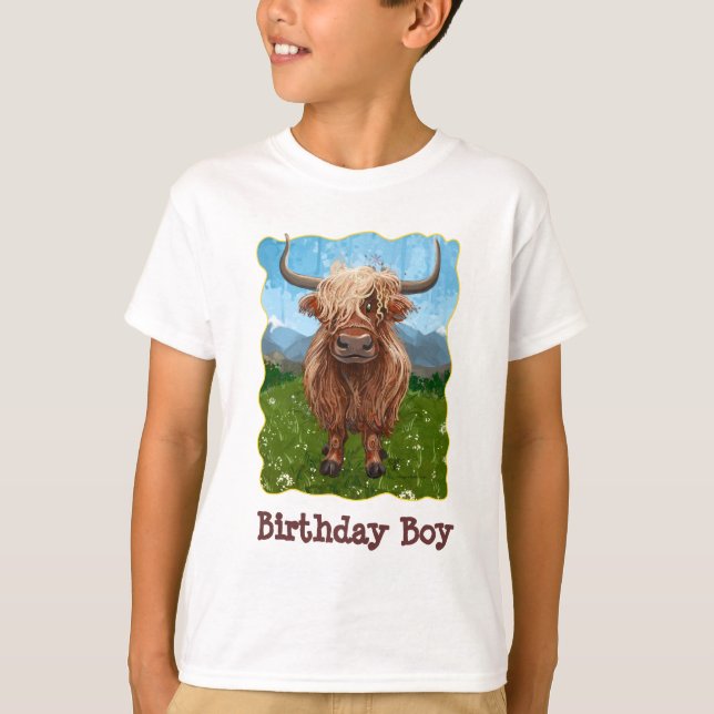 T-shirt Vache des Hautes Terres (Devant)