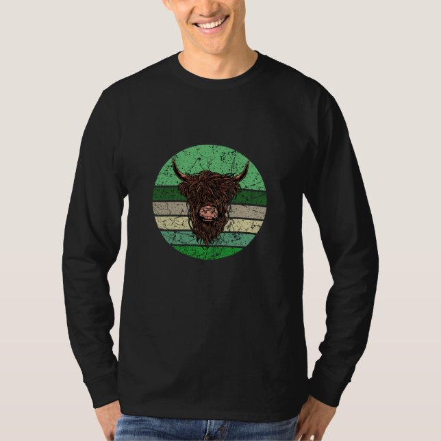 T-shirt Vache des Highlands écossaise (Devant)