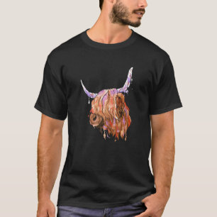 T-shirt Vache des Highlands Écossaise Vaches des Highlands