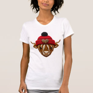 T-shirt Vache des Highlands Saint-Valentin PNG Faux Croche