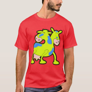 T-shirt Vache "deux fois le MOO"