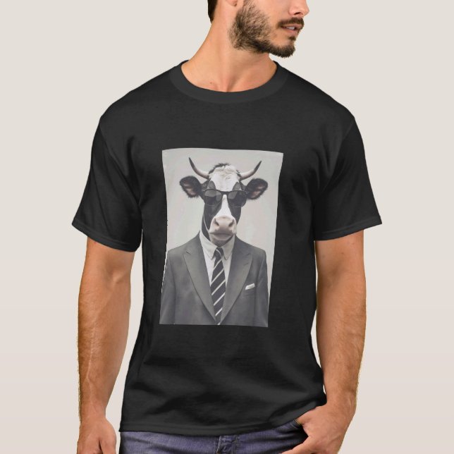 T-shirt Vache drôle (Devant)