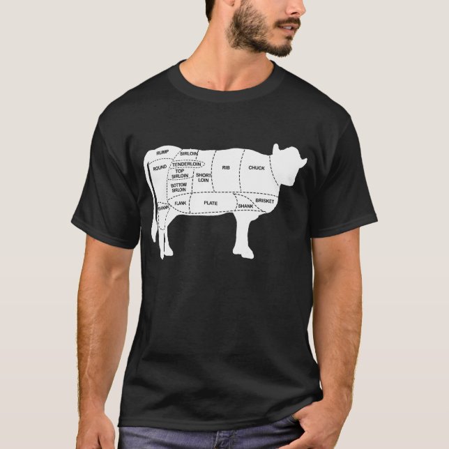 T-shirt Vache drôle (Devant)