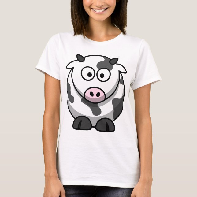 T-shirt Vache drôle / Funny Cow (Devant)