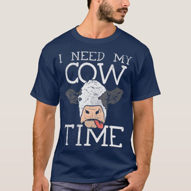 T-shirt Vache drôle vache drôle ranch d'élevage (Devant)