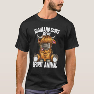T-shirt Vache Écossaise De Boeuf Vaches Highland Sont Mon