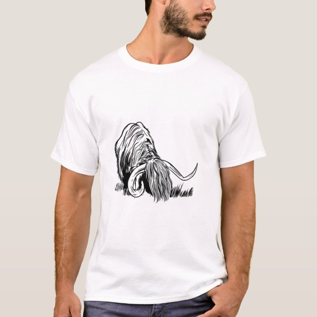 T-shirt Vache écossaise des Highlands drôle (Devant)