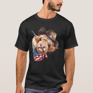 T-shirt Vache écossaise drôle des Highlands bovins écossai