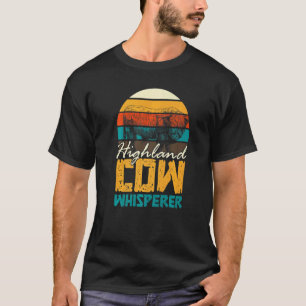T-shirt Vache Écosse Highland Cow Bétail Écossais Amusant 