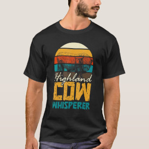 T-shirt Vache Écosse Highland Cow Bétail Écossais Amusant 