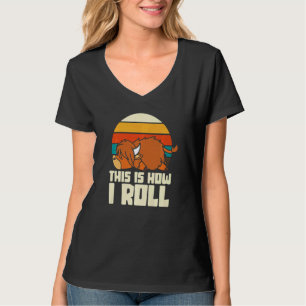 T-shirt Vache Écosse Vache Highland Bétail Écossais Drôle