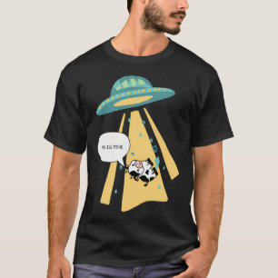 T-shirt Vache Enlevée Par Des Aliens