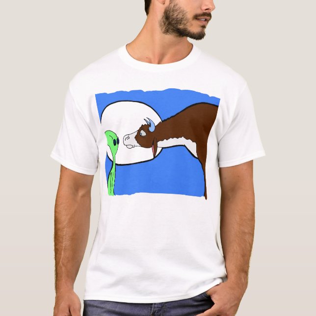 T-shirt Vache étrangère (Devant)