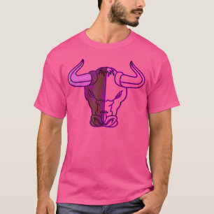 T-shirt Vache ferme animal rodéo pâturage bétail cornes