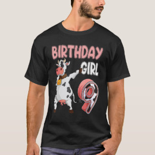 T-shirt Vache fille 9 ans Fille Vache Ferme ba