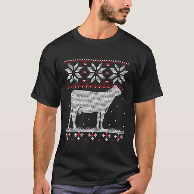 T-shirt Vache Heifer Vilain Chaud Vache d'élevage Cadeaux  (Devant)