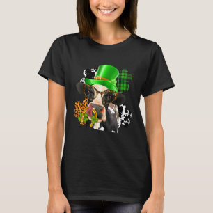 T-shirt Vache Highland Avec C St Patrick Day Cheval Leopar