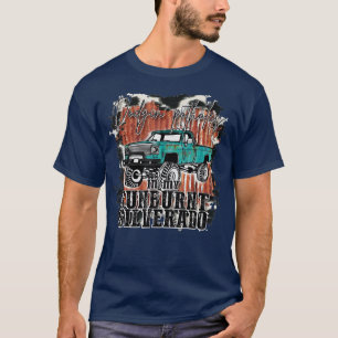 T-shirt Vache Imprimé Camion Dodging Pothos Dans Mon Sunbu