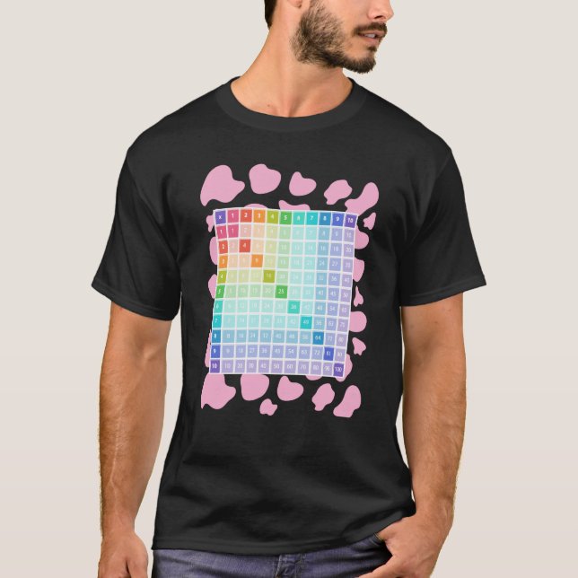 T-shirt Vache Imprimer Math Costume Idée Enfants & Multipl (Devant)