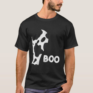 T-shirt Vache laiteuse Boo éffrayante Halloween Costumes F