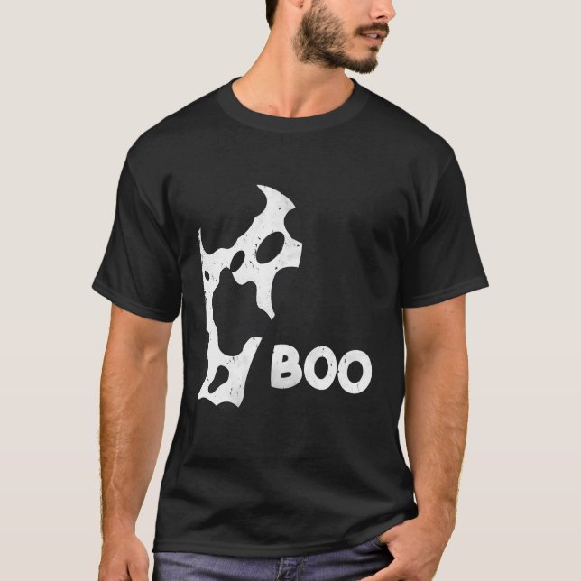 T-shirt Vache laiteuse Boo éffrayante Halloween Costumes F (Devant)