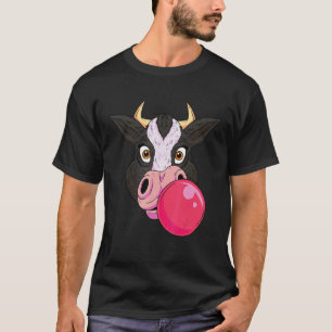 T-shirt Vache Laitière Aime La Gomme À Mâcher Éleveur De B