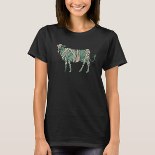 T-shirt Vache laitière de la ferme de zombies Horreur Hall