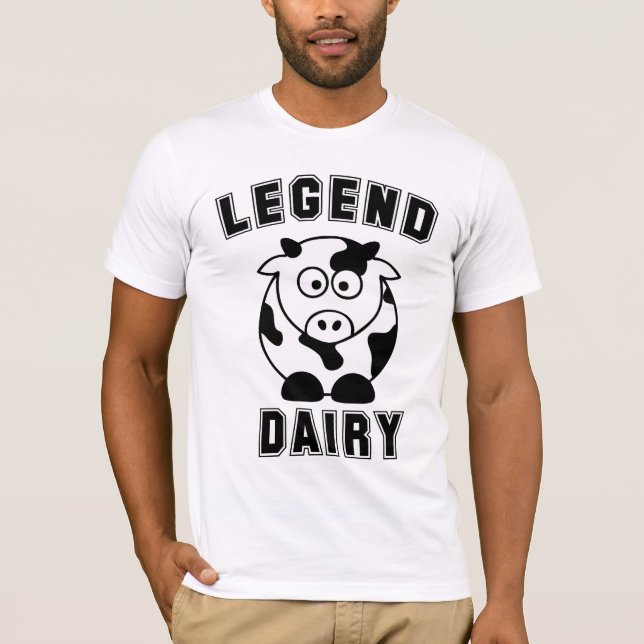 T-shirt Vache laitière de légende (Devant)