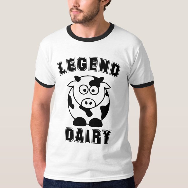 T-shirt Vache laitière de légende (Devant)