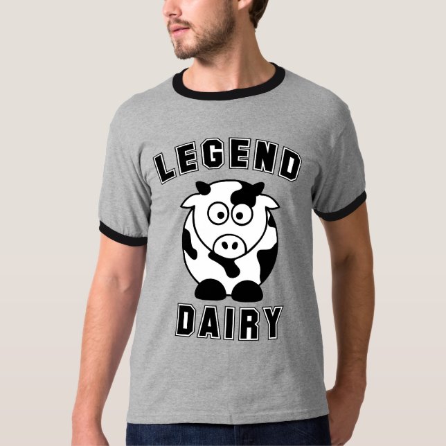 T-shirt Vache laitière de légende (Devant)