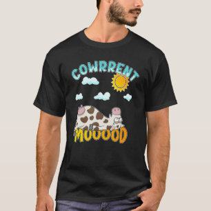 T-shirt Vache laitière disant meuh élevage laitier traite