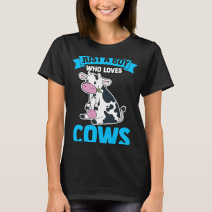 T-shirt Vache Laitière Fermier Vache L'Agriculture Juste U