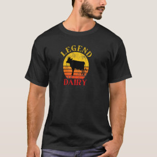 T-shirt Vache laitière légendaire Une légende sur le pullo