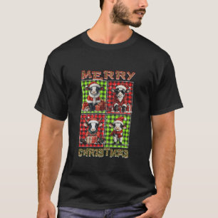 T-shirt Vache Léopard Buffalo Plaid Animaux Amoureux Joyeu