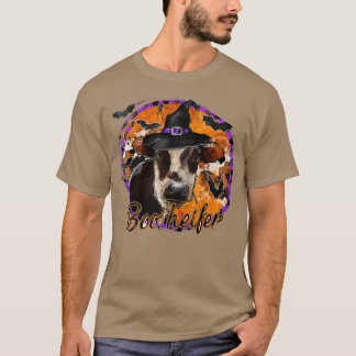 T-shirt Vache Lover Boo Heifer Funny Halloween Fermier Vac