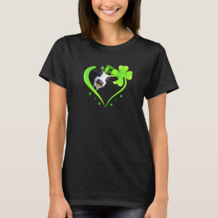 T-shirt Vache lutin trèfle coeur Saint-Patrick Vache