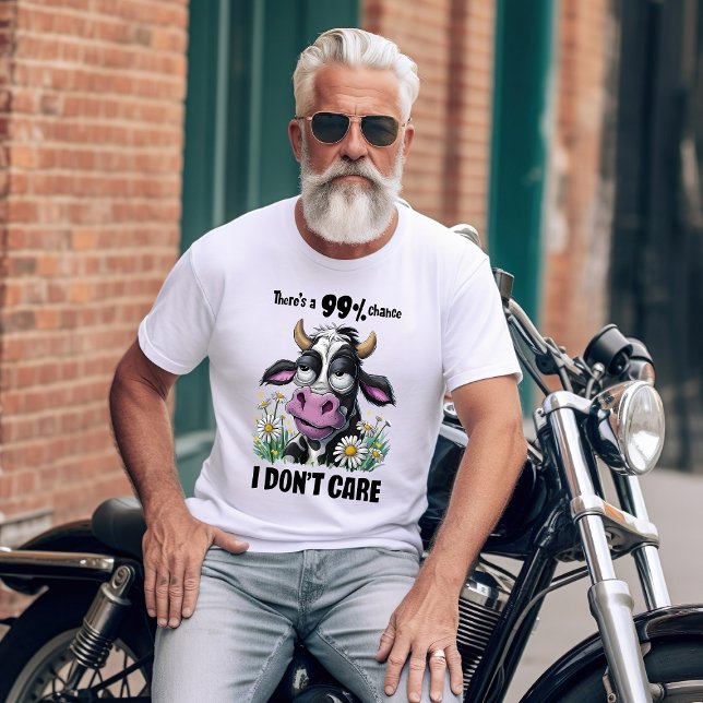 T-shirt Vache majestueuse monochrome au nez rougissant (Créateur téléchargé)