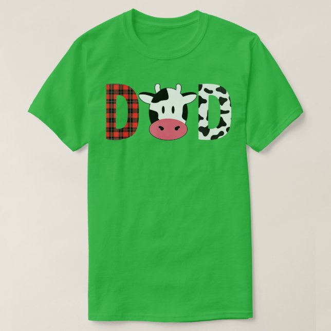 T-shirt Vache maman ou papa Anniversaire Ferme fête d'anni (Design devant)