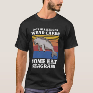 T-shirt Vache marine animal dugong motif dugong