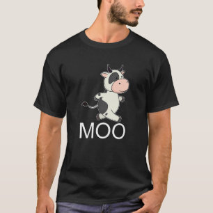 T-shirt Vache Meuglante Vache de Paysan Pour Adultes Enf