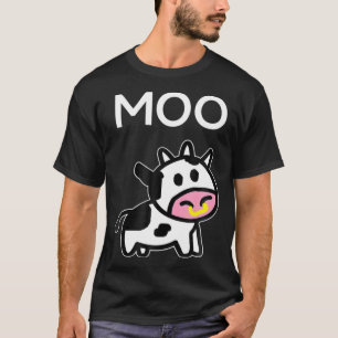T-shirt Vache Meuglante Vache de Paysan Pour Adultes Enfa