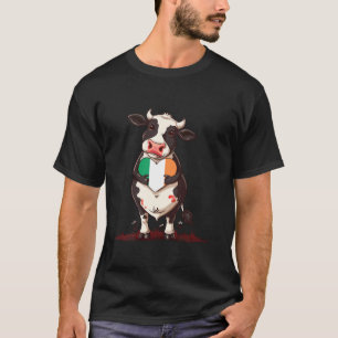 T-shirt Vache mignonne cœur Fierté irlandaise Racines irla