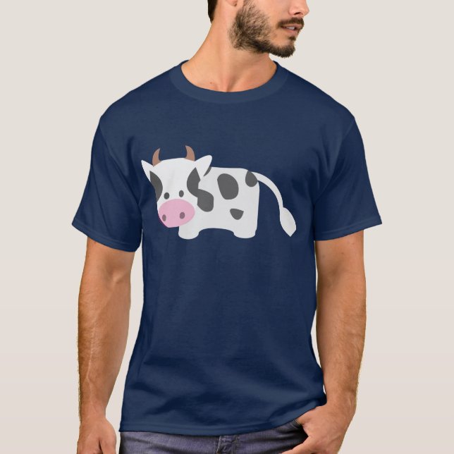 T-shirt Vache mignonne et adorable (Devant)