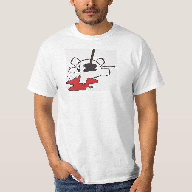 T-shirt Vache morte (Devant)