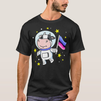 T-shirt Vache Omniséal De Fierté Dans L'Espace Omniséal