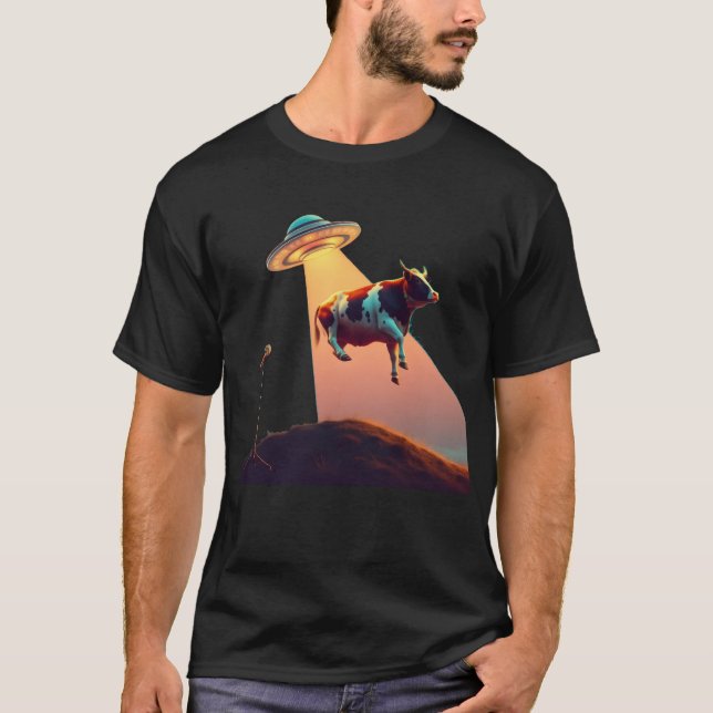 T-SHIRT VACHE OVNI (Devant)