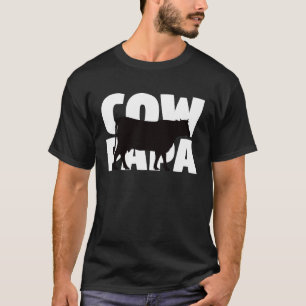 T-shirt Vache Papa pour vache Laideur Animal Père Vache Pa