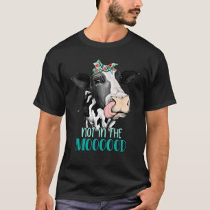 T-shirt Vache Pas D'humeur Éleveur De Vaches Laitières Pro